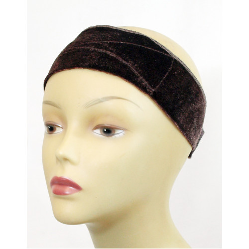 Wig Grip Comfort Velvet Non-Slip Headband, Brunette or Blonde